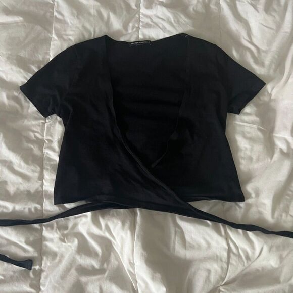 Brandy Melville Tops - Brandy Melville / John Galt Rae Top Black One Side